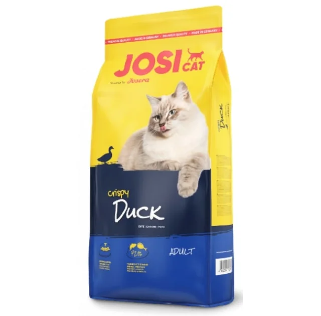 Сухий корм Josera JosiCat Adult Crispy Duck для дорослих кішок, с качкою, 10 кг