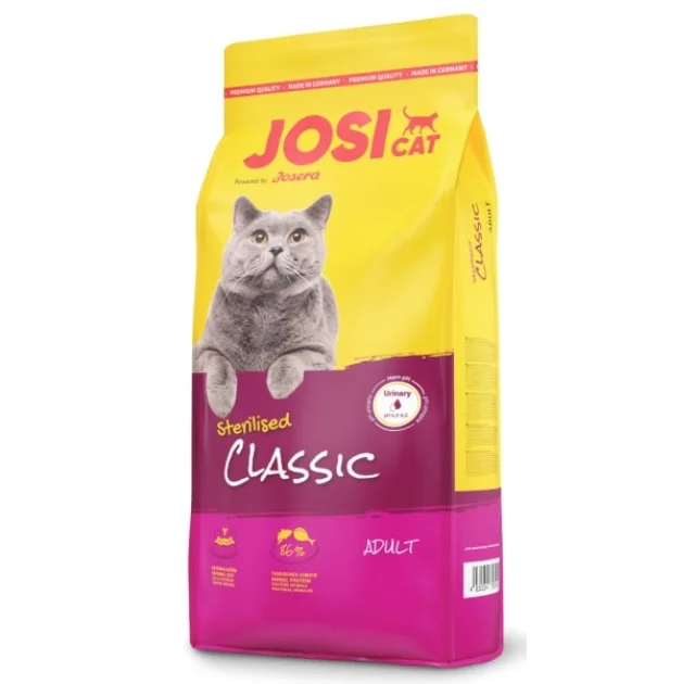 Сухой корм Josera JosiCat Adult Sterilised Classic для стерилизованных кошек и кастрированных котов, 10 кг