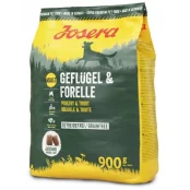 Сухий корм Josera Adult Geflugel & Forelle для дорослих і активних собак, з м'ясом птиці і форелі, 900 г
