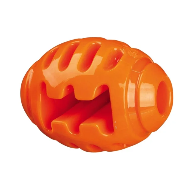 Игрушка мяч регби Trixie Soft & Strong термопластрезина для собак, без звука, 8 см