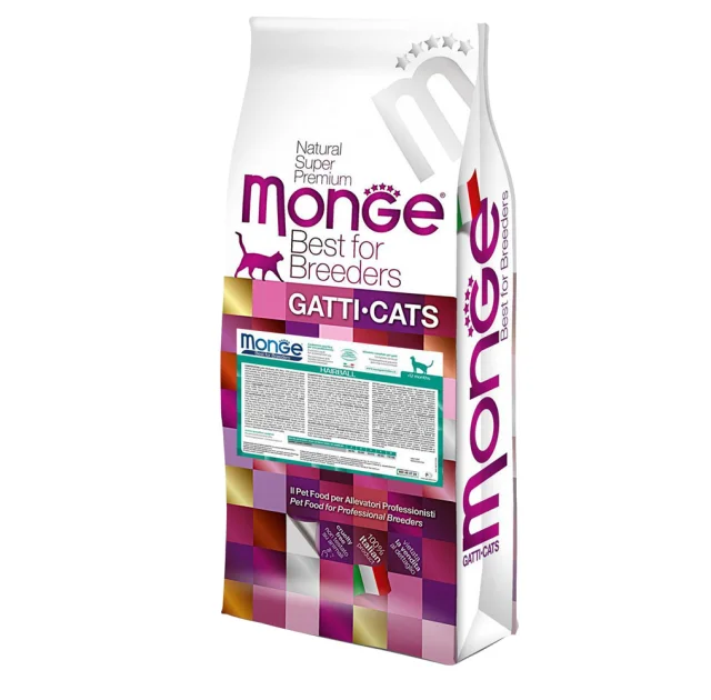 Сухой корм MONGE CAT Hairball, 10 кг