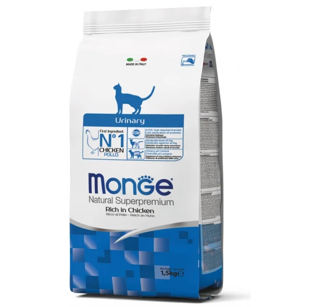 Сухой корм MONGE CAT Urinary, 1.5 кг