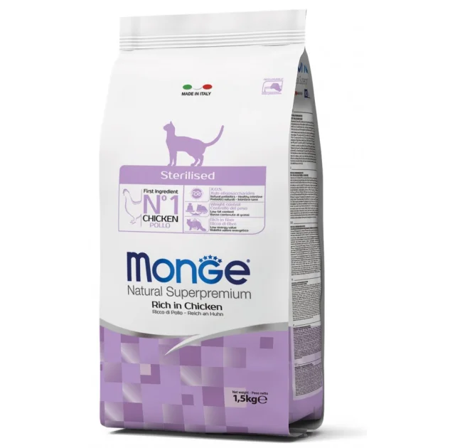 Сухой корм MONGE CAT Sterilised, 400 г