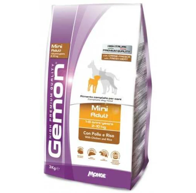 Сухий корм GEMON DOG Mini Adult курка з рисом 1 кг