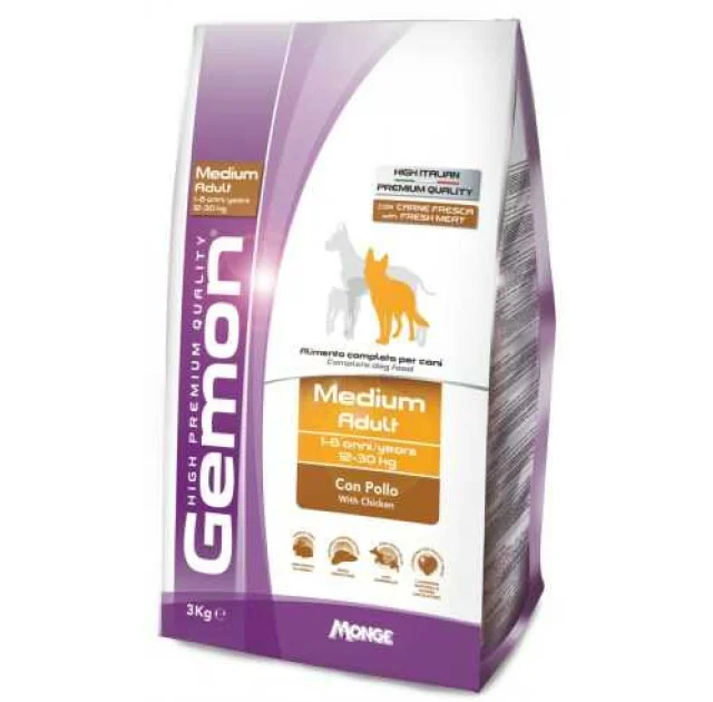 Сухий корм GEMON DOG Medium Adult курка з рисом 15 кг