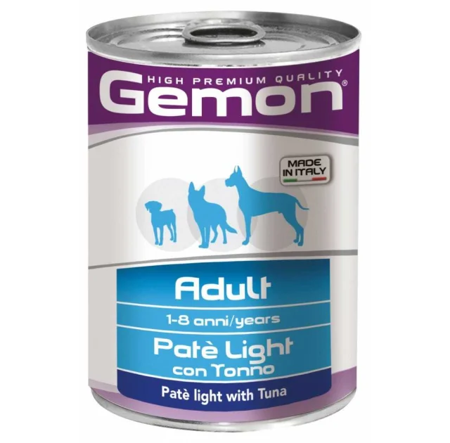 Вологий корм GEMON DOG WET Adult лайт паштет з тунцем 0,4 кг