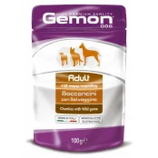 Вологий корм GEMON DOG WET Adult шматочки з м'ясом диких тварин 0,1 кг