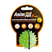 Игрушка AnimAll Fun мяч каштан для собак, 5 см, зеленая Игрушка AnimAll Fun мяч каштан для собак, 5 см, зеленая