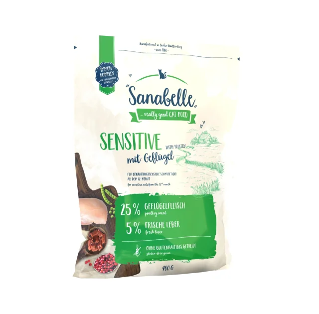 Сухий корм Bosch Sanabelle Sensitive з м'ясом домашньої птиці, для котів, 400 г