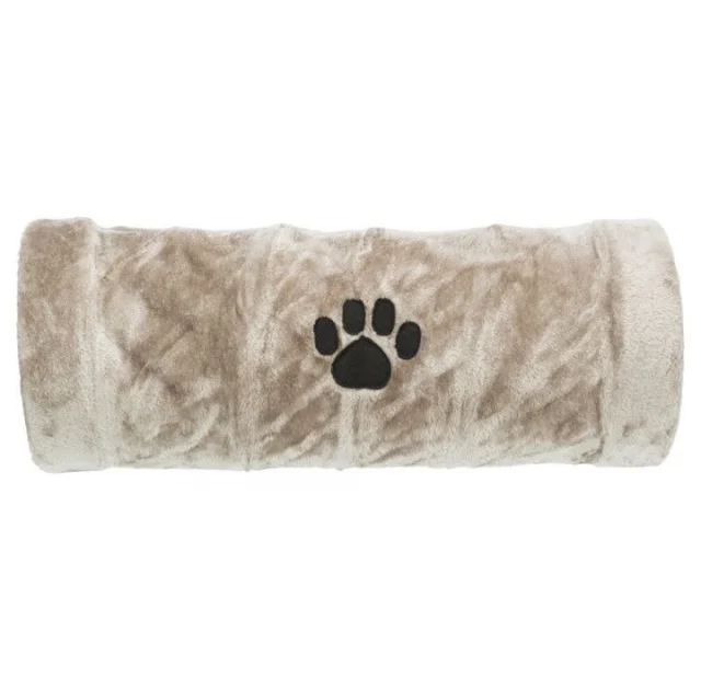 Тоннель Trixie для кошек и маленьких щенков, 22х60 см, серый