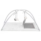 Коврик-дряпка Trixie для кошек, с игрушками, 60×33×42 cм, светло-серый