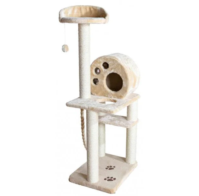 Игровой комплекс Trixie Salamanca для кошек, 40х50х138 см, бежевый