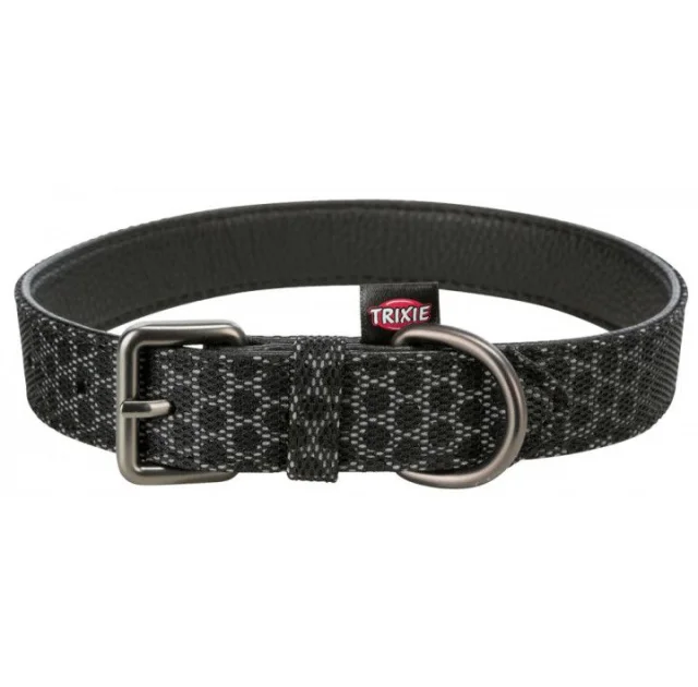 Ошейник Trixie Night Reflect М-L светоотражающий, 38-47 см х 25 мм, черный