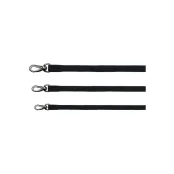 Повідець Trixie Experience для собак, чорний, нейлон, 2 м х 10 мм