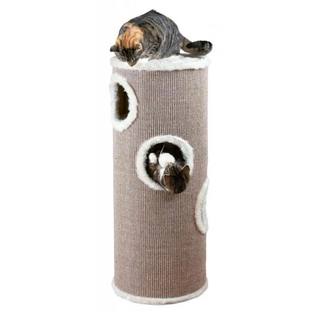 Дряпка-башня Trixie Edoardo для кошек, 100х40х100 см, коричневая