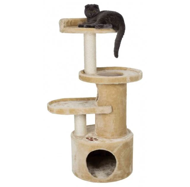 Дряпка с домиком Trixie для кошек, 105 см, бежевая