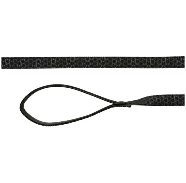 Поводок Trixie Night Reflect M–L 2 м х 20 мм, черный