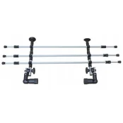 Перегородка в багажник Trixie для собак, для авто, алюминий, пластик, серебристо-черный