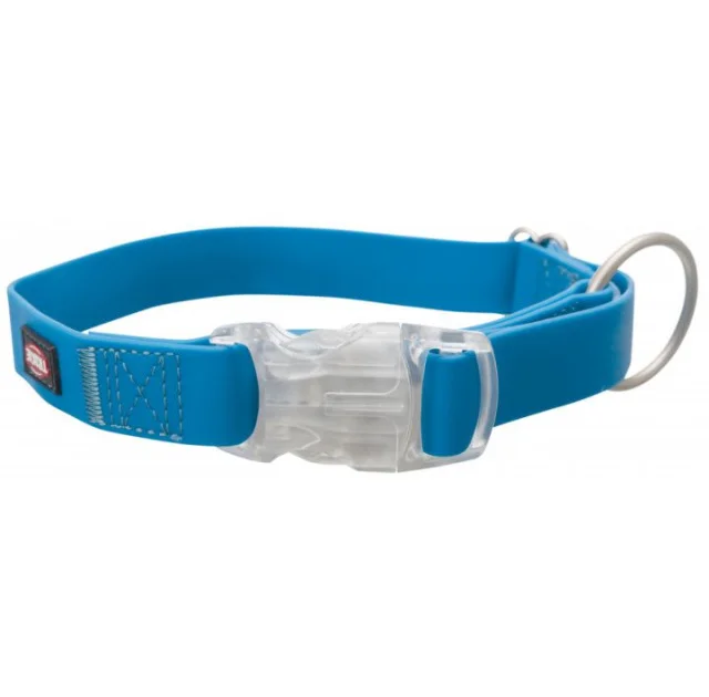 Ошейник Trixie Easy Flash L-XL с флешером и силиконовым покрытием, 40-65 см х 25 мм, синий