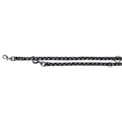 Поводок-перестёжка Trixie Cavo Reflect Adjustable Lead для собак, светоотражающий, размер L-XL, 2 м/18 мм, чёрный
