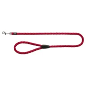 Поводок Trixie Cavo Lead для собак, плетёный, круглый, размер S-M, 1 м/12 мм, красный