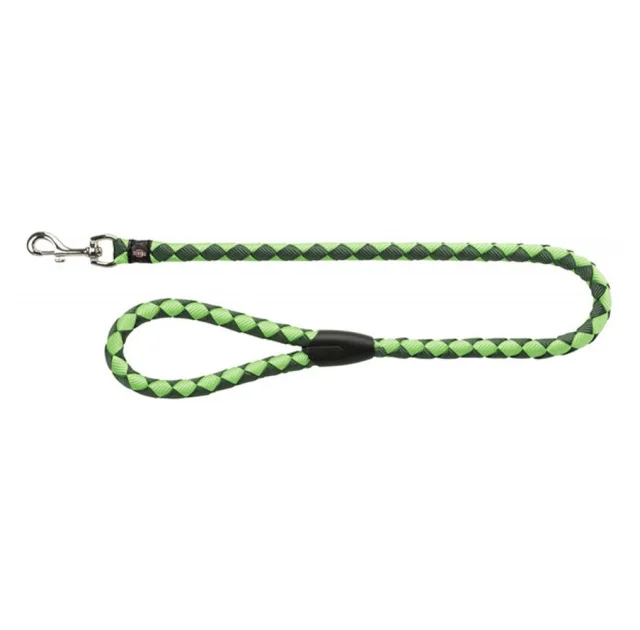 Поводок Trixie Cavo Lead для собак, плетёный, круглый, размер S-M, 1 м/12 мм, зелёный/салатовый