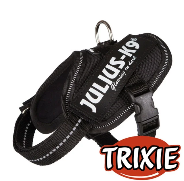 Шлея Trixie Julius-K9® IDC тренировочная, для щенков, 33–45 см х 18 мм, чёрный