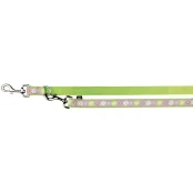 Поводок-перестёжка Trixie Blooms для собак, нейлон, 2 м х 25 мм, зелёный