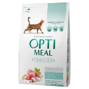Сухой корм Optimeal для стерилизованных кошек и кастрированных котов, с индейкой и овсом, 4 кг
