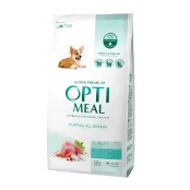 Сухий корм Optimeal для цуценят всіх порід, з індичкою, 1.5 кг
