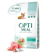 Сухой корм Optimeal для щенков всех пород, с индейкой, 12 кг