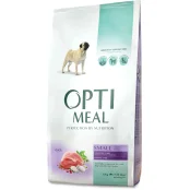 Сухой корм Optimeal для взрослых собак малых пород, с уткой, 12 кг