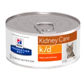 Консерва Hill's Prescription Diet k/d для кошек с почечной недостаточностью, с курицей, 156 г
