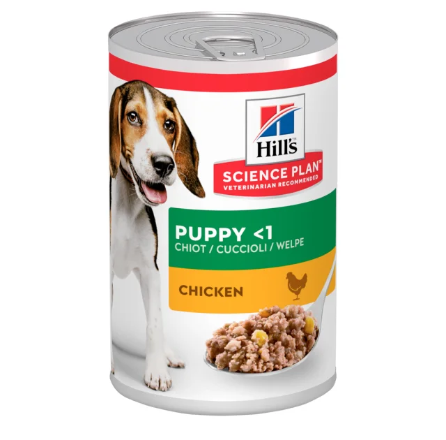 Консерва ​​Hill's Science Plan Puppy для цуценят до 1 року, з куркою, 370 г