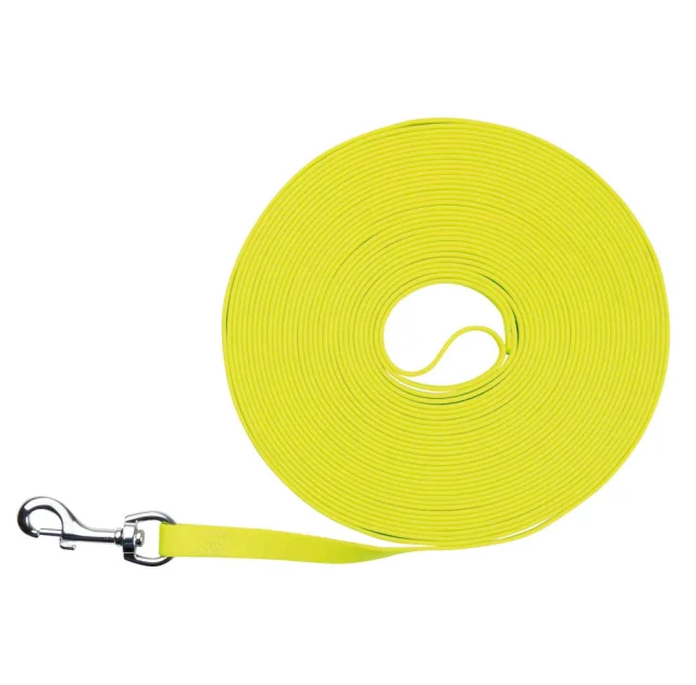 Поводок для тренировок Trixie Easy Life для собак, желтый неон, 15 м / 17 мм