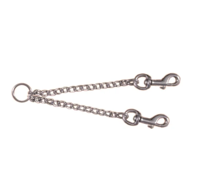 Повідець-сворка Trixie для собак, хромована ланцюг, 60 см / 4 мм