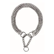 Цепь-удавка Trixie тройная для собак, хром, 65 см/2,5 мм