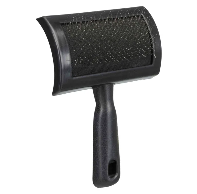 Щітка-пуходерка Trixie для собак, одностороння, пластик, 16 х 10 см