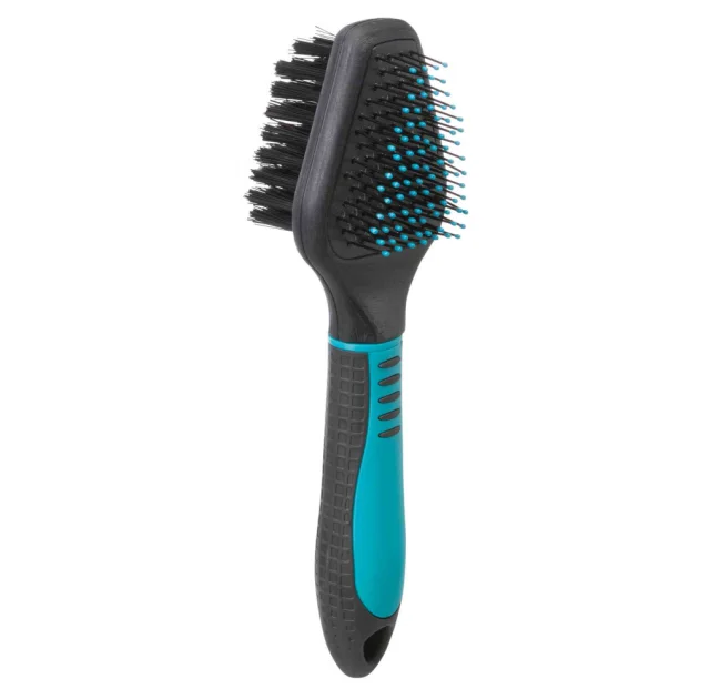 Щітка Trixie двостороння для собак, пластик, 6 х 19 см