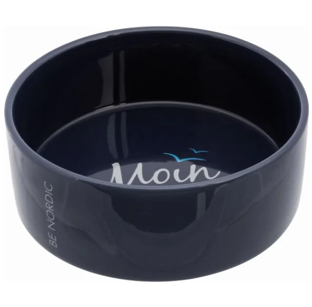 Миска Trixie Be Nordic для собак и кошек, керамика, темно-синяя, 1,4 л/20 см