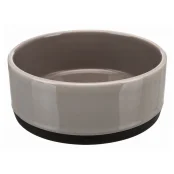 Миска Trixie для собак, керамика, серая 0,4 л/12 см