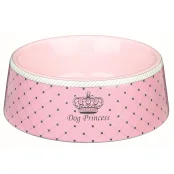 Миска Trixie Dog Princess для собак, кераміка, рожева, 1 л / 20 см