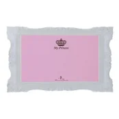 Підстилка під миску Trixie My Princess для собак, пластик, рожевий, 44 х 28 см