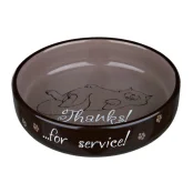 Миска Trixie для кошек с коротким носом, керамика, цвета в ассортименте,  300 мл, 15 см