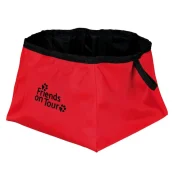 Дорожная поилка Trixie для собак, полиэстер, красный, 1,8 л