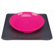 Миска Trixie з килимком Yummynator для собак, рожево-сіра, 400 мл / 24 х 24 см