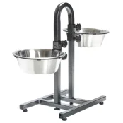 Стійка Trixie з мисками для двох собак, метал, 2,8 л