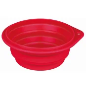 Миска Trixie дорожная для собак, силикон, 1 л/18 см