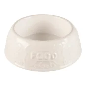 Миска Trixie для собак і кішок, кераміка, біла, 0,6 л / 21 см