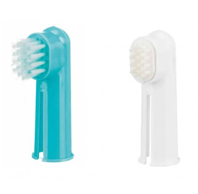 Набір зубних щіток Trixie для собак і котів, 6 см, 2 шт